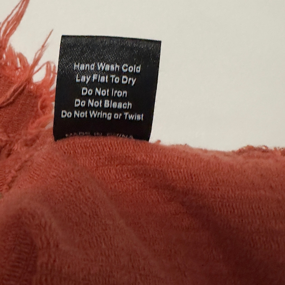 POL Rust Corduroy TRUCKER JACKET Bohemian DISTRESSED Frayed Hem Women's M - Picture 8 of 10